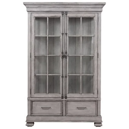 Curio China Cabinet with Canister Lighting
